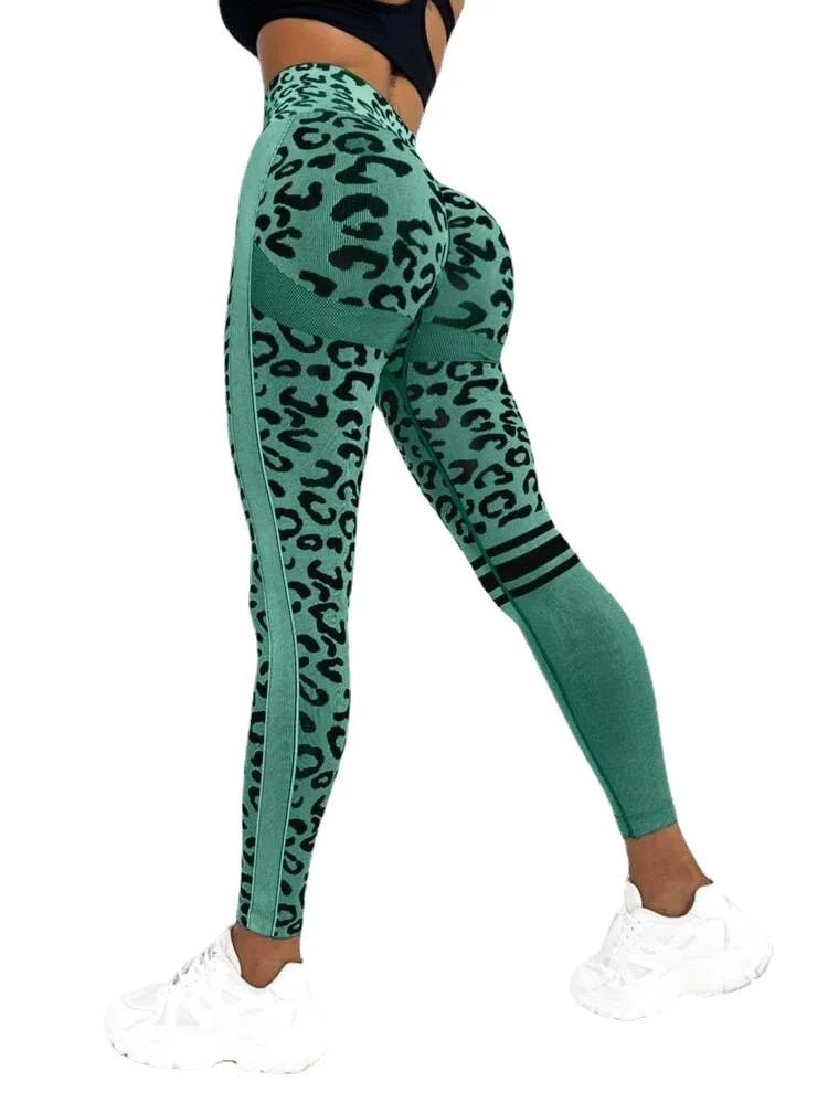Leopard Seamless leggings - Gympower