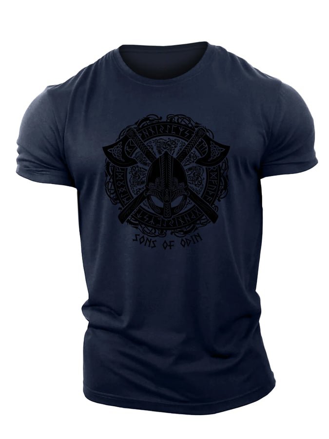 Viking Odin Axes T-shirt - Gympower