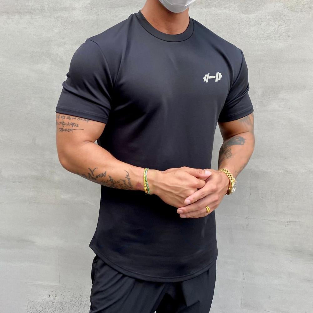 Power Black Strength Training Workout Clothes Short Sleeves for Men - – The  Ngaska Store
