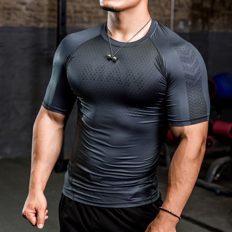 Short sleeve TZ1 Workout Compression Shirt – Tiritz